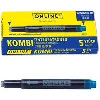 Online-Schreibgeräte 508048 Kombipatrone Rabazzi blau von ONLINE