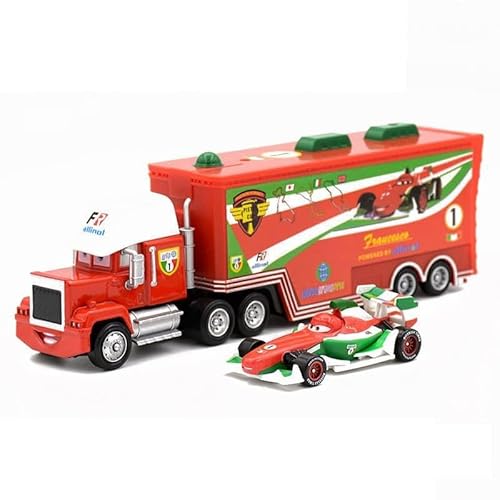 ONRAGT Car Auto 2 Stück Set, Car Spielzeug Car Truck und Mini Racers Kinder Car Autos Modell, Auto Transporter Kinder Kinder Geburtstag Belohnung (F1) von ONRAGT