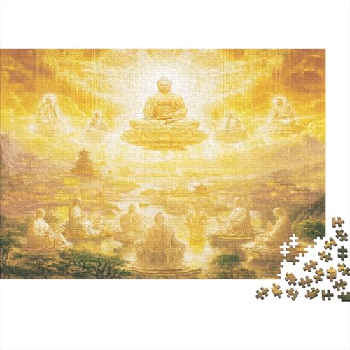 Buddha Puzzlespiel 1000 Teile Puzzle Für Erwachsene Und Kinder Ab 14 Jahren, Erwachsenen Puzzlespiel Puzzel 1000pcs (75x50cm) von OPANZYYDE