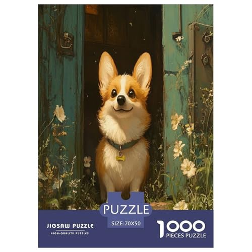 Corgi Puzzle 1000 Teile Schwer Puzzle Spielzeug Lernspiel Impossible Herausforderungsspielzeug Für Erwachsene Kinder 70x50cm/1000pcs Corgi Puzzle 1000 Teile Schwer Puzzle Spielzeug Lernspiel Impossible Herausforderungsspielzeug Für Erwachsene Kinder 70x50cm/1000pcs von OPANZYYDE
