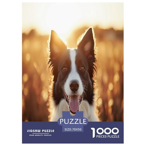 Der Border Collie Puzzle 1000 Teile Schwer Puzzle Spielzeug Lernspiel Impossible Herausforderungsspielzeug Für Erwachsene Und Kinder Ab 12 Jahren 70x50cm/1000pcs Der Border Collie Puzzle 1000 Teile Schwer Puzzle Spielzeug Lernspiel Impossible Herausforderungsspielzeug Für Erwachsene Und Kinder Ab 12 Jahren 70x50cm/1000pcs von OPANZYYDE