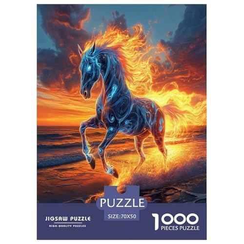 Fine Pferd Puzzles 1000 Teile Schwer Puzzle Spielzeug Pädagogisches Spiel Impossible Herausforderungsspielzeug Für Erwachsene Kinder 70x50cm/1000pcs Fine Pferd Puzzles 1000 Teile Schwer Puzzle Spielzeug Pädagogisches Spiel Impossible Herausforderungsspielzeug Für Erwachsene Kinder 70x50cm/1000pcs von OPANZYYDE
