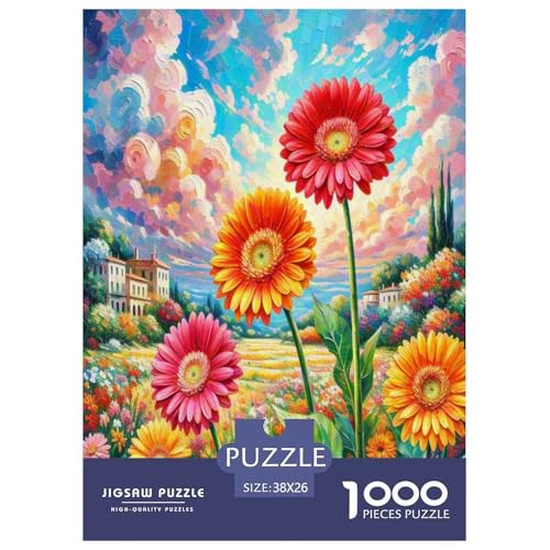 Gerbera Puzzles 1000 Teile Schwer Puzzle Spielzeug Lernspiel Impossible Herausforderung Spielzeug Für Erwachsene Und Kinder Ab 14 Jahren 38x26cm/1000pcs Gerbera Puzzles 1000 Teile Schwer Puzzle Spielzeug Lernspiel Impossible Herausforderung Spielzeug Für Erwachsene Und Kinder Ab 14 Jahren 38x26cm/1000pcs von OPANZYYDE