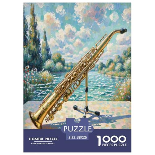 Klarinette Puzzle 1000 Teile Schwer Puzzle Spielzeug Pädagogisches Spiel Impossible Herausforderungsspielzeug Für Erwachsene Und Kinder in Bewährter 38x26cm/1000pcs Klarinette Puzzle 1000 Teile Schwer Puzzle Spielzeug Pädagogisches Spiel Impossible Herausforderungsspielzeug Für Erwachsene Und Kinder in Bewährter 38x26cm/1000pcs von OPANZYYDE