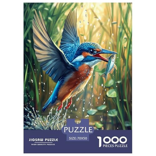 Königfischer Puzzle 1000 Teile Schwer Puzzle Spielzeug Lernspiel Impossible Herausforderungsspielzeug Für Erwachsene Und Kinder in Bewährter 70x50cm/1000pcs Königfischer Puzzle 1000 Teile Schwer Puzzle Spielzeug Lernspiel Impossible Herausforderungsspielzeug Für Erwachsene Und Kinder in Bewährter 70x50cm/1000pcs von OPANZYYDE