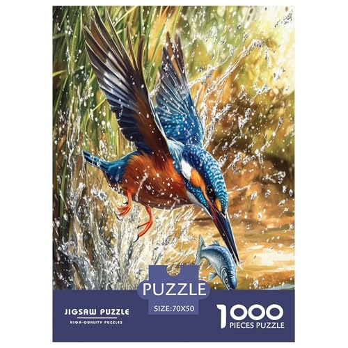 Königfischer Puzzle 1000-teilige Schwer Puzzle Spielzeug Pädagogisches Spiel Impossible Herausforderungsspielzeug Für Erwachsene Und Kinder in Bewährter 70x50cm/1000pcs Königfischer Puzzle 1000-teilige Schwer Puzzle Spielzeug Pädagogisches Spiel Impossible Herausforderungsspielzeug Für Erwachsene Und Kinder in Bewährter 70x50cm/1000pcs von OPANZYYDE
