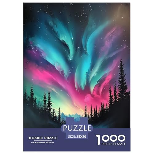 Nordlichter Puzzle 1000 Teile Schwer Puzzle Spielzeug Lernspiel Impossible Herausforderung Spielzeug Für Erwachsene Und Kinder in Bewährter 38x26cm/1000pcs Nordlichter Puzzle 1000 Teile Schwer Puzzle Spielzeug Lernspiel Impossible Herausforderung Spielzeug Für Erwachsene Und Kinder in Bewährter 38x26cm/1000pcs von OPANZYYDE