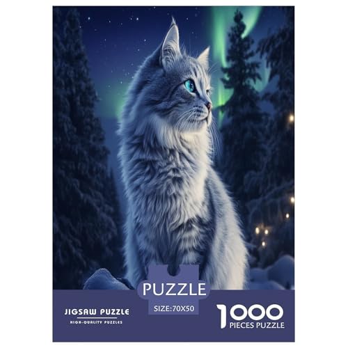 Norwegische Waldkatte Puzzles 1000 Teile Schwer Puzzle Spielzeug Pädagogisches Spiel Impossible Herausforderung Spielzeug Für Erwachsene Und Kinder in Bewährter 70x50cm/1000pcs Norwegische Waldkatte Puzzles 1000 Teile Schwer Puzzle Spielzeug Pädagogisches Spiel Impossible Herausforderung Spielzeug Für Erwachsene Und Kinder in Bewährter 70x50cm/1000pcs von OPANZYYDE