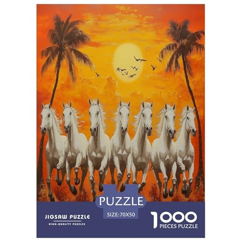 Pferd Puzzles 1000 Teile Schwer Puzzle Spielzeug Lernspiel Impossible Herausforderungsspielzeug Für Erwachsene Und Kinder in Bewährter 70x50cm/1000pcs Pferd Puzzles 1000 Teile Schwer Puzzle Spielzeug Lernspiel Impossible Herausforderungsspielzeug Für Erwachsene Und Kinder in Bewährter 70x50cm/1000pcs von OPANZYYDE