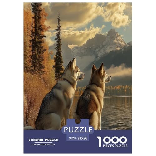 Sibirischer Husky Puzzle 1000 Teile Schwer Puzzle Spielzeug Lernspiel Impossible Herausforderungsspielzeug Für Erwachsene Und Kinder in Bewährter 38x26cm/1000pcs Sibirischer Husky Puzzle 1000 Teile Schwer Puzzle Spielzeug Lernspiel Impossible Herausforderungsspielzeug Für Erwachsene Und Kinder in Bewährter 38x26cm/1000pcs von OPANZYYDE
