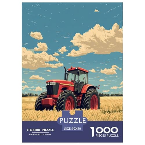 Traktor Puzzles 1000 Teile Schwer Puzzle Spielzeug Pädagogisches Spiel Impossible Herausforderungsspielzeug Für Erwachsene Kinder 70x50cm/1000pcs Traktor Puzzles 1000 Teile Schwer Puzzle Spielzeug Pädagogisches Spiel Impossible Herausforderungsspielzeug Für Erwachsene Kinder 70x50cm/1000pcs von OPANZYYDE