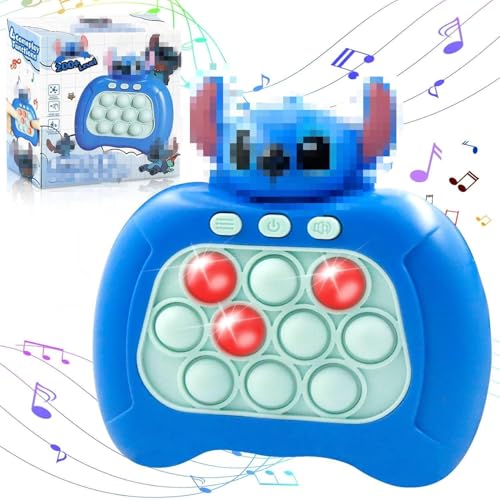 OPEIXSAYKOC Quick Push Pop-It,Pop It Fidget Spielzeug, Pop-It Spiel,Dekompressionsdurchbruch-Puzzle-Spielmaschine,Early Development Toy,Pop-It Pro Light Up Game von OPEIXSAYKOC