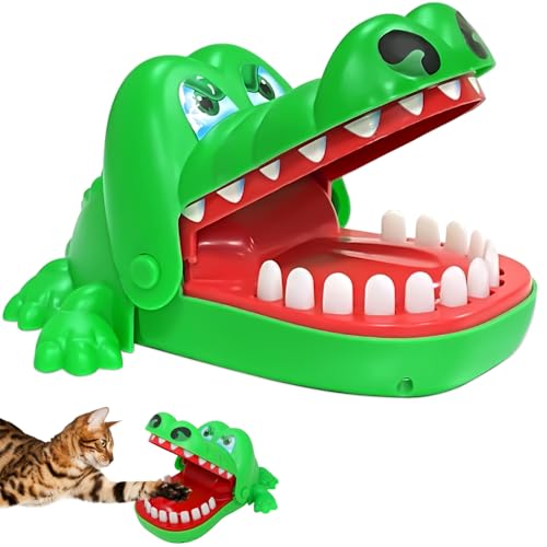 Spielzeug Krokodil Zähne,Krokodil Spiel für Kinder Zähne,Krokodil Zähne Spielzeug Spiel für Kinder,Geschicklichkeitsspiel,Dinosaurier Biss Finger,für Familienspiel, Partyspiel, Kinder Geschenk von OPEIXSAYKOC