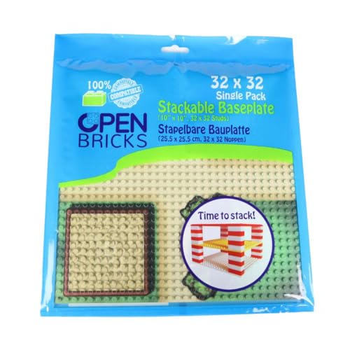 OPEN BRICKS® Stapelbare Bauplatten 32x32, Einzelpackung von OPEN BRICKS