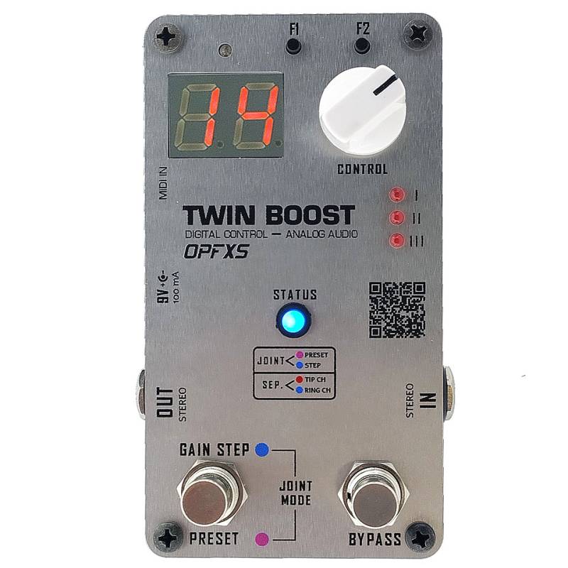 OPFXS Twin Boost Effektgerät E-Gitarre von OPFXS