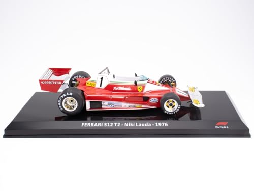 - Formel-1-Auto im Maßstab 1:24, kompatibel mit Ferrari 312 T2 – Niki Lauda – 1976 – OR019 von OPO 10