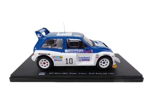 - Miniaturauto im Maßstab 1/24, kompatibel mit MG Metro 6R4 Pond - RAC Rally GB 1985 - RVQ21 von OPO 10