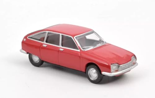 - Miniaturauto kompatibel mit Citroën GS 1970 im Maßstab 1:64 3 Zoll 7,5 cm Norev – Rot 191514 von OPO 10