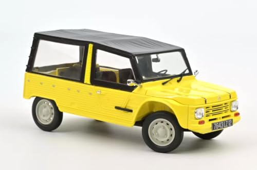 - Miniaturauto kompatibel mit Citroën Méhari 1983 Atacama Yellow im Maßstab 1:18 Norev - 019642 von OPO 10