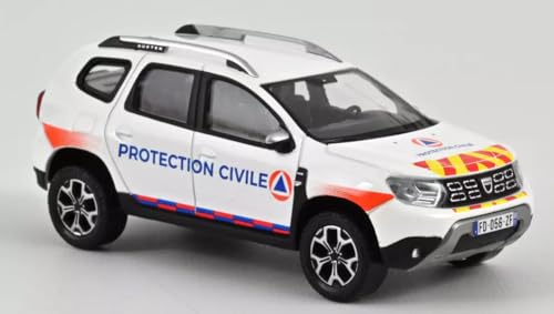 - Miniaturauto kompatibel mit Dacia Duster 2020 Rescuers im Maßstab 1:43 Norev - 509029 von OPO 10