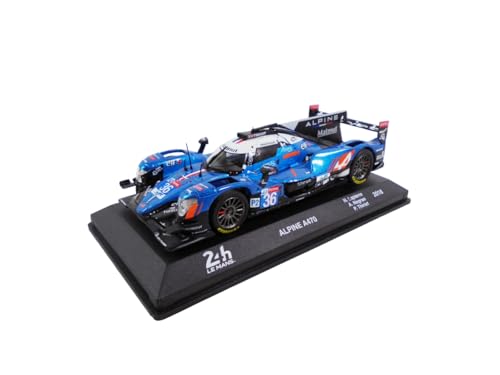 OPO 10 - Miniaturauto zum Sammeln im Maßstab 1:43, kompatibel mit Alpine A470#36 24h Le Mans 2018 – LM004 von OPO 10