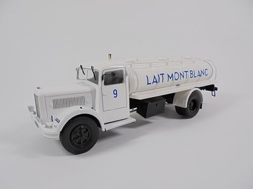 OPO 10 - 1:43 Miniatur-LKW kompatibel mit Berliet GDR 7 D Mont Blanc Milchtanker -Hachette BER99 von OPO 10