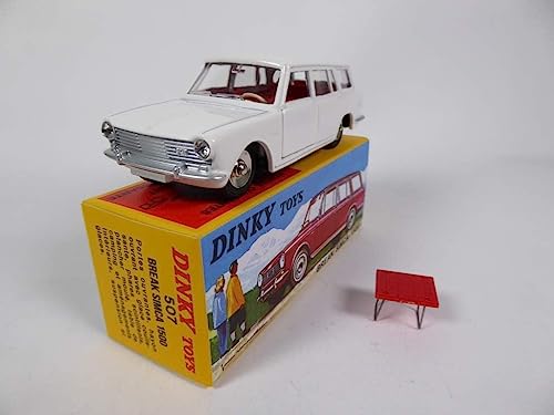 OPO 10 - Miniaturauto Atlas DeAgostini Dinky Toys Simca 1500 Break weiß + Campingtisch / 507 - MB414 von OPO 10