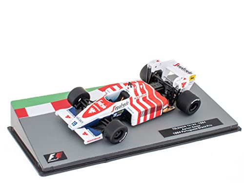 OPO 10 - Formel 1 Auto 1:43 kompatibel mit TOLEMAN TG 184# 19 Ayrton Senna GP Portugal 1984 (FD91) von OPO 10