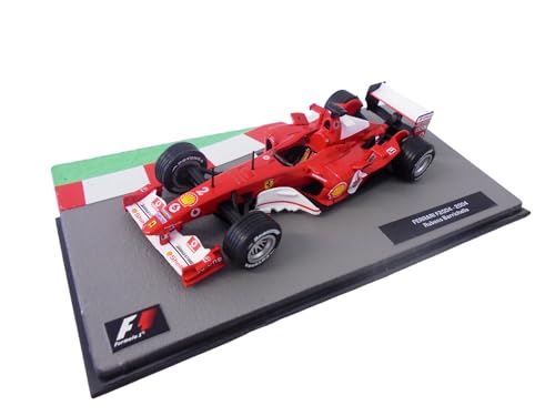 OPO 10 - Formel-1-Miniaturauto im Maßstab 1:43, kompatibel mit Ferrari F2004 Rubens Barrichello 2004 – FD036 von OPO 10