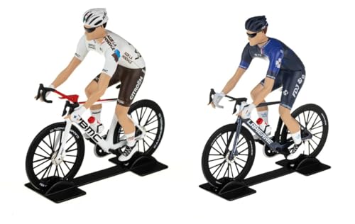 OPO 10 - Lot von 2 Radfahrer-Läufer-Figuren der Tour de France 2023 – kompatibel mit SOLIDO 1/18 – TDF12-13 von OPO 10