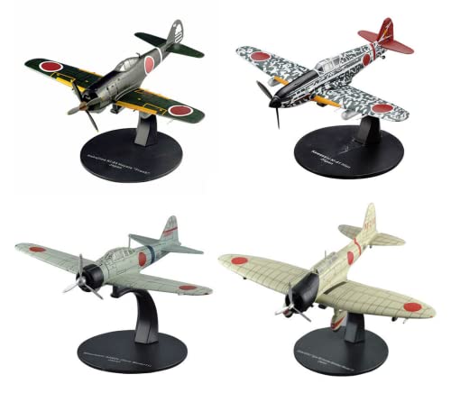 OPO 10 - Lot von 4 Jagdflugzeugen 1/72 Nakajima Kawasaki Aichi Mitsubishi - LAC70 von OPO 10