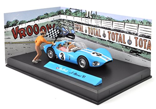 OPO 10 - Michel Vaillant Le Mans '61 Miniaturauto – 1/43, kompatibel mit der Altaya V1-Kollektion von OPO 10