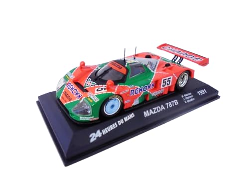 OPO 10 - Miniaturauto zum Sammeln im Maßstab 1:43, kompatibel mit Mazda 787B 24h Le Mans 1991 - XX03 von OPO 10