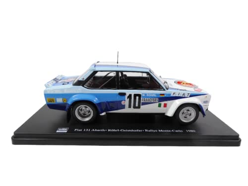 OPO 10 - Miniaturauto im Maßstab 1:24, kompatibel mit FIAT 131 Abarth - ROHRL - Rallye Monte-Carlo 1980 - RVQ09 von OPO 10