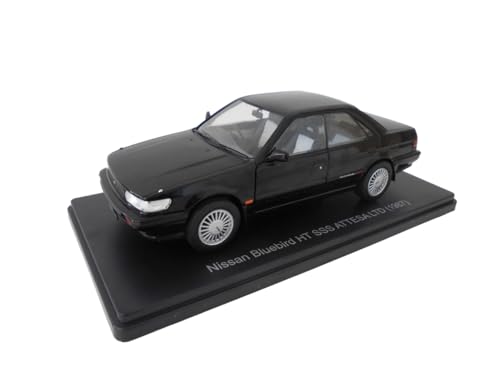 OPO 10 - Miniaturauto im Maßstab 1:24, kompatibel mit Nissan Bluebird HT SSS ATTESA LTD (1987) – Druckguss-Modellauto VQJ183 von OPO 10