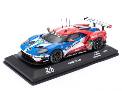 OPO 10 - Miniaturauto im Maßstab 1:43, kompatibel mit Ford GT LM – Hand-Muller-Bourdais – 2016 – LE Mans LM011 von OPO 10