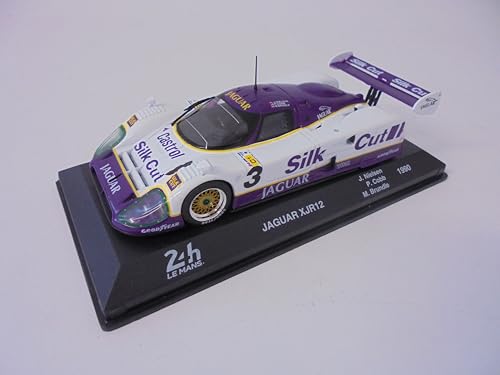 OPO 10 - Miniaturauto zum Sammeln im Maßstab 1:43, kompatibel mit Jaguar XJR12 Silk Cut 24h Le Mans 1990 – 24LM17 von OPO 10