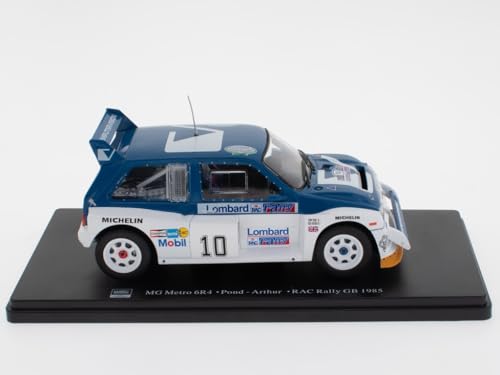 OPO 10 - Modellauto im Maßstab 1:24, kompatibel mit MG Metro 6R4 – Pond-Arthur – RAC Rally GB – 1985 – WRC520 von OPO 10