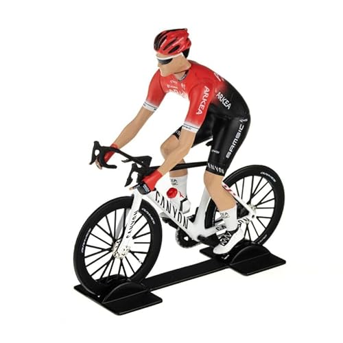 OPO 10 - Radfahrer Läufer Warren Barguil kompatibel mit ARKEA-SAMSIC Tour de France 2023 – SOLIDO 1/18 Figur – TDF14 von OPO 10