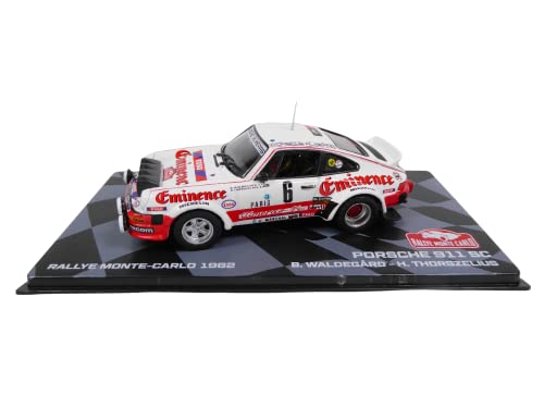 OPO 10 - Rallyeauto 1/43 kompatibel mit Porsche 911 SC Monte Carlo 1982 Waldegard Thorszelius - BR26 von OPO 10