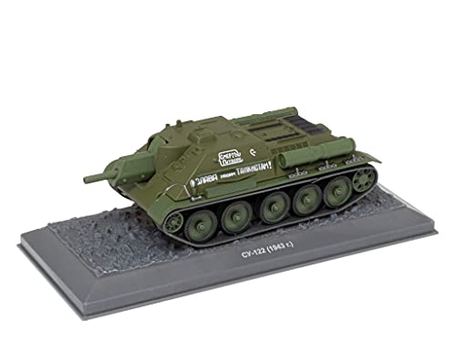 OPO 10 - SU-122 1943 Russisches Militärpanzerfahrzeug UDSSR 1:43 (TA08) von OPO 10