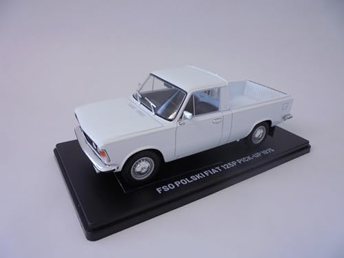 OPO 10 - Sammlermodellauto 1/24, kompatibel mit FSO Polski FIAT 125P Pick-up (1975) VQR52 von OPO 10