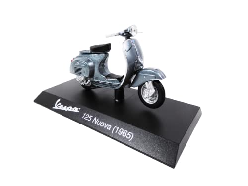 OPO 10 - Sammlung Miniaturroller 1/18 kompatibel mit Piaggio Vespa 125 Nuova dunkelgrau - 1965 - Ves0023 von OPO 10