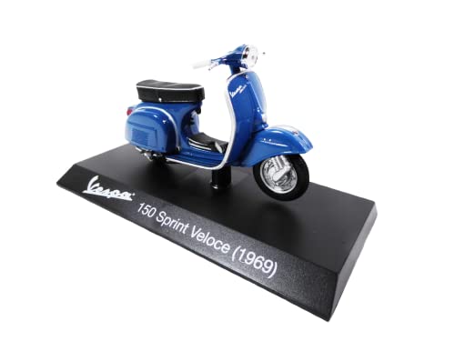 OPO 10 - Sammlung Miniaturroller 1/18 kompatibel mit Piaggio Vespa 150 Sprint Veloce blau - 1969 - Ves0025 von OPO 10