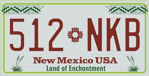 OPO 10 - USA-Autokennzeichen - Metallnachbildung 30x15 cm: NEW MEXICO (8205) von OPO 10
