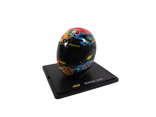 OPO 10 - Valentino Rossi Moto GP Saison 2000 Helm im Maßstab 1:5, kompatibel mit Honda NSR 500 – CR031 von OPO 10