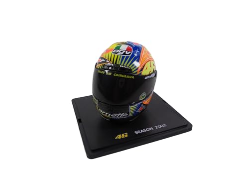 OPO 10 - Valentino Rossi Moto GP Saison 2002 Helm im Maßstab 1:5, kompatibel mit Honda RC211V – CR039 von OPO 10