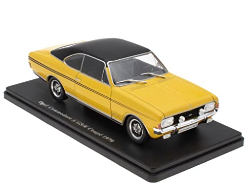 - Sammler-Miniaturauto 1/24 kompatibel mit Opel Commodore A GS/E Coupé - 1970 - OP004 von OPO 10