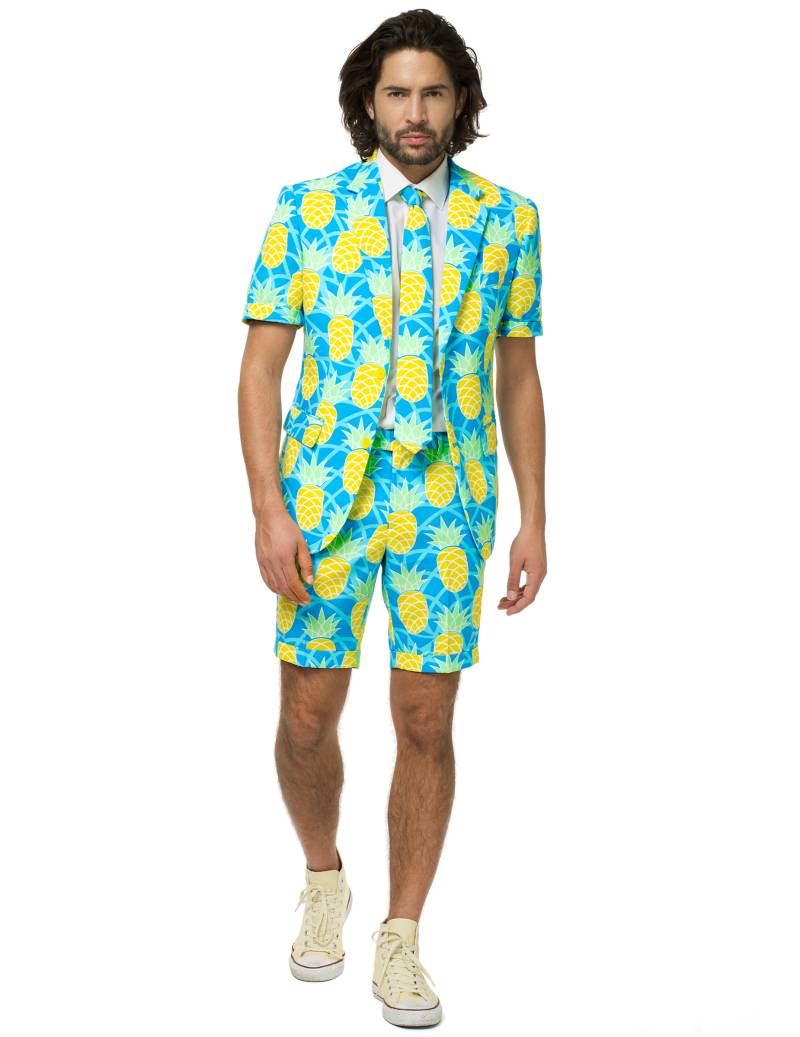 Ananas-Sommeranzug für Herren von Opposuits gelb-blau-weiss von OPPO MERCHANDISE GROUP