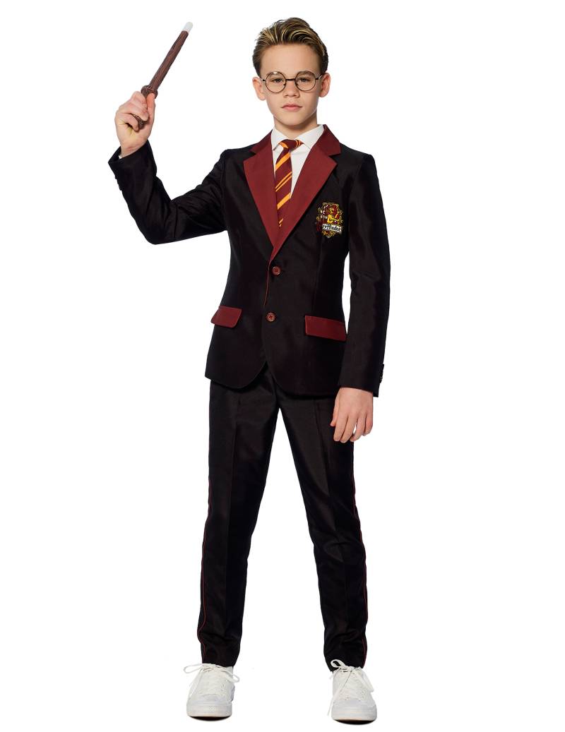 Mr. Gryffindor-Kostüm für Jungen Suitmeister schwarz-rot-gelb von OPPO MERCHANDISE GROUP